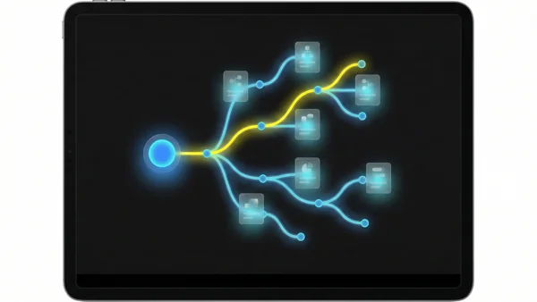 Simulation mode with branching decisions